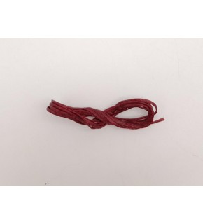 Çanta Aksesuar Bordo Mumlu Deri Dikme İpi 1 Metre