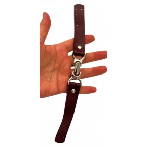 Çanta Aksesuar Bordo Renk Kancalı Böce, Kilit, Gümüş Metalli