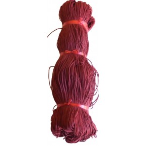 Çanta Aksesuar Bordo Renk Mumlu Koton İp