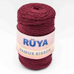 Çanta Aksesuar Bordo Renk Pamuk Ribbon No:1