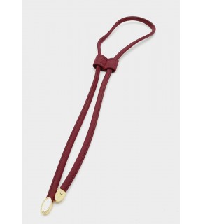 Çanta Aksesuar Bordo Renk Suni Deri Nubuk Büzgü Light Gold Metalli