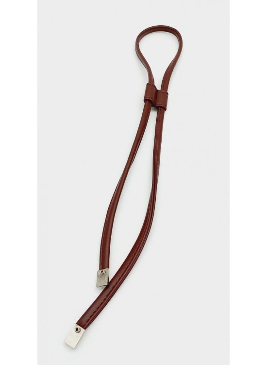 Çanta Aksesuar Bordo Suni Deri Dikişli Büzgü Gümüş Metalli