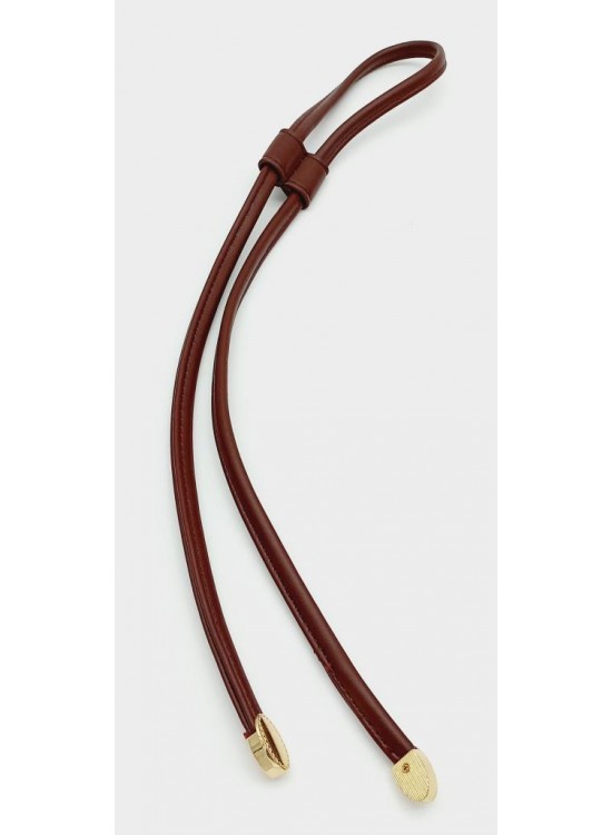 Çanta Aksesuar Bordo Suni Deri Dikişli Büzgü Light Gold Metalli