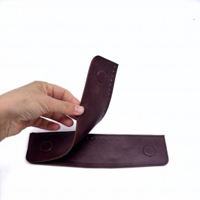 Çanta Aksesuar Bordo Suni Derili Çift Gizli  Mıknatıs