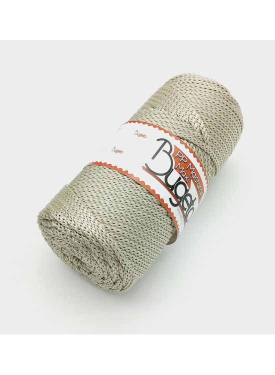 Çanta Aksesuar Bugeto Pp Makrome Maksi Örgü Çanta İpi No:43 Açık Gri