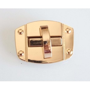 Çanta Aksesuar Büyük Boy Light Gold Renk Vidalı Kilit No:29