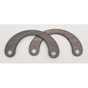 Çanta Aksesuar C Model 9x18 cm Haki Renk Ahşap Çanta Sapı