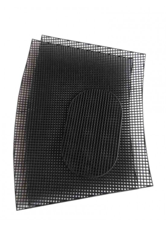 Çanta Aksesuar Çanta Kanvas Seti 12X20 Cm Tabanlı Siyah Küçük