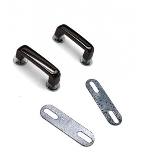 Çanta Aksesuar Çift Köprü Aparatı Füme Renk  Köşeli Model