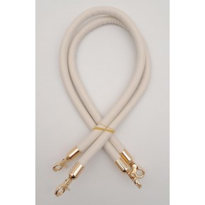 Çanta Aksesuar Çift Kordon Çanta Sapı Bej Renk Light Gold Metalli