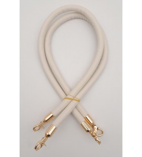 Çanta Aksesuar Çift Kordon Çanta Sapı Bej Renk Light Gold Metalli