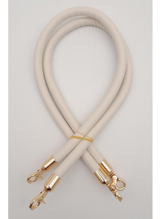 Çanta Aksesuar Çift Kordon Çanta Sapı Bej Renk Light Gold Metalli