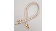 Çanta Aksesuar Çift Kordon Çanta Sapı Bej Renk Light Gold Metalli