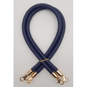 Çanta Aksesuar Çift Kordon Çanta Sapı Lacivert Renk Light Gold Metalli