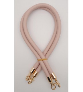 Çanta Aksesuar Çift Kordon Çanta Sapı Pudra Renk Light Gold Metalli