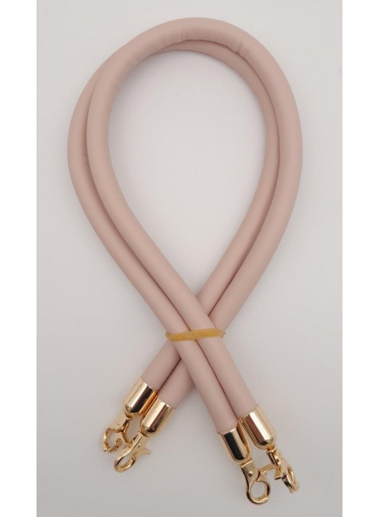 Çanta Aksesuar Çift Kordon Çanta Sapı Pudra Renk Light Gold Metalli Çanta Aksesuar Çift Kordon Çanta Sapı Pudra Renk Light Gold Metalli