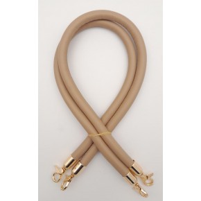 Çanta Aksesuar Çift Kordon Çanta Sapı Vizon Renk Light Gold Metalli