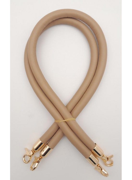 Çanta Aksesuar Çift Kordon Çanta Sapı Vizon Renk Light Gold Metalli Çanta Aksesuar Çift Kordon Çanta Sapı Vizon Renk Light Gold Metalli