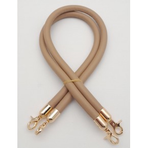Çanta Aksesuar Çift Kordon Çanta Sapı Vizon Renk Light Gold Metalli