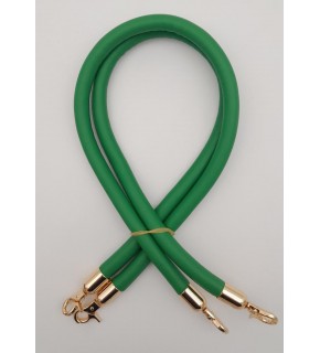 Çanta Aksesuar Çift Kordon Çanta Sapı Yeşil Renk Light Gold Metalli