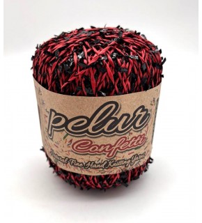 Çanta Aksesuar Confetti Kağıt İp Kırmızı - Siyah