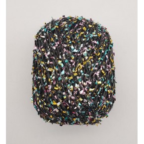 Çanta Aksesuar Confetti Kağıt İp Siyah Renkli