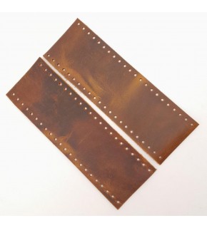 Çanta Aksesuar Crazy Oil Hardal Gerçek Deri Tutma Sapı 18X6 Cm Simit Sap