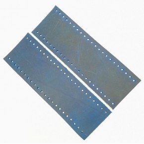 Çanta Aksesuar Crazy Oil Saks Mavi Gerçek Deri Tutma Sapı 18X6 Cm Simit Sap