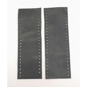 Çanta Aksesuar Crazy Oil Yeşil Gerçek Deri Tutma Sapı 18X6 Cm Simit Sap