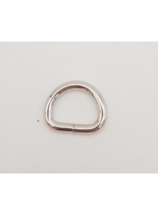 Çanta Aksesuar D Halka 1.3 Cm Gümüş 1 Adet Çanta Aksesuar D Halka 1.3 Cm Gümüş 1 Adet