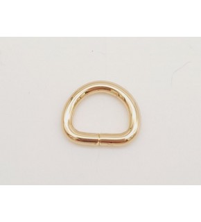 Çanta Aksesuar D Halka 1.3 Cm Light Gold 1 Adet