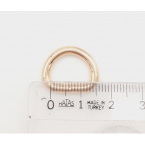 Çanta Aksesuar D Halka 1.3 Cm Light Gold 1 Adet