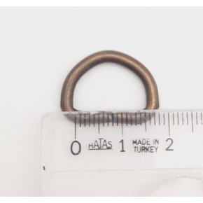 Çanta Aksesuar D Halka 1.5 Cm Antik 1 Adet