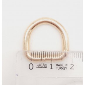 Çanta Aksesuar D Halka 1.5 Cm Light Gold 1 Adet