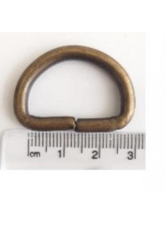 Çanta Aksesuar D Halka 2.5 Cm Antik