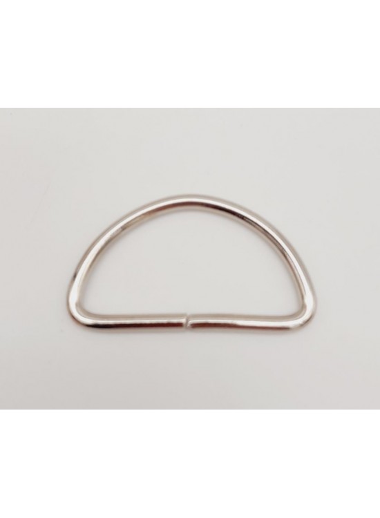 Çanta Aksesuar D Halka 5 Cm Gümüş Renk 1 Adet