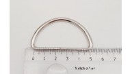 Çanta Aksesuar D Halka 5 Cm Gümüş Renk 1 Adet