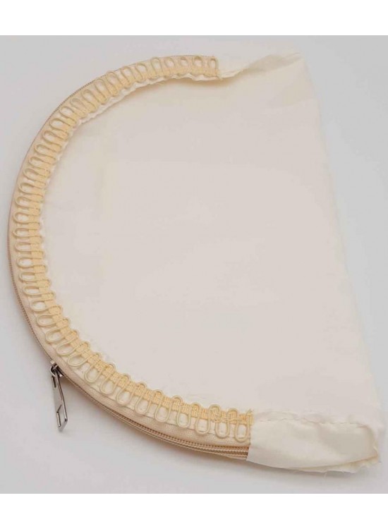 Çanta Aksesuar D Model 30X20 Cm Dikilmiş Fermuarlı Astar Krem Renk