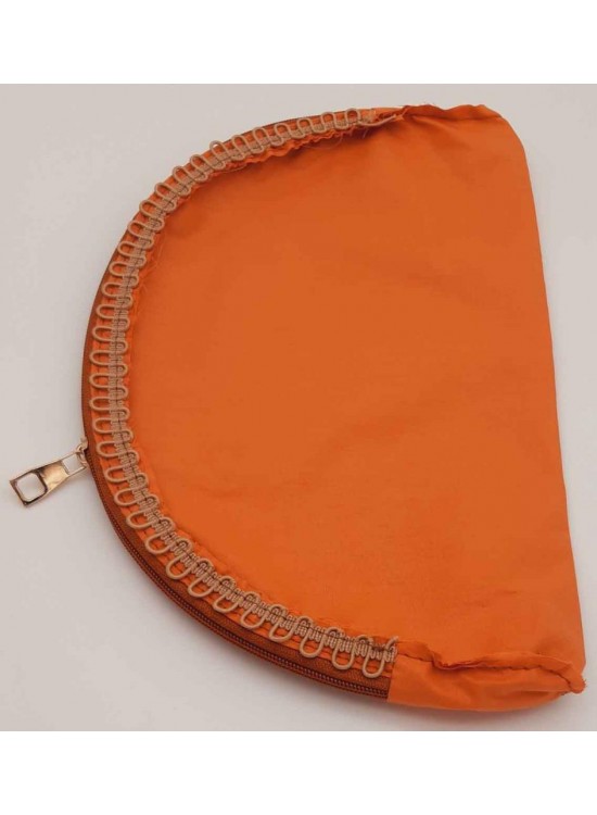 Çanta Aksesuar D Model 30X20 Cm Dikilmiş Fermuarlı Astar Taba Renk