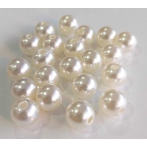 Çanta Aksesuar Delikli İnci 12 Mm 10 Adet