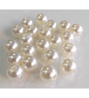 Çanta Aksesuar Delikli İnci 12 Mm 10 Adet