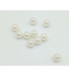 Çanta Aksesuar Delikli İnci 14 mm 10 Adet