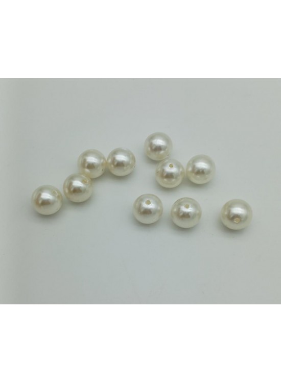 Çanta Aksesuar Delikli İnci 20 mm 10 Adet Çanta Aksesuar Delikli İnci 20 mm 10 Adet