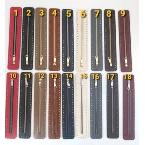 Çanta Aksesuar Derili Fermuar Yeni Model Krem 30 Cm Gümüş