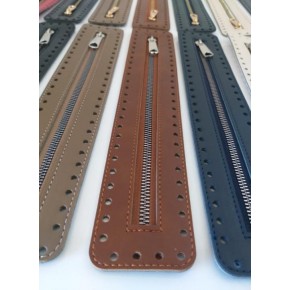 Çanta Aksesuar Derili Fermuar Yeni Model Vizon 30 Cm Light Gold