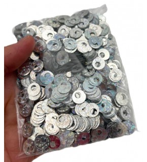 Çanta Aksesuar Desenli Gri Renk 1 Cm Pul 40 Gr