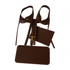 Çanta Aksesuar DG Model Çanta Yapım Aparatı Koyu Kahve Light Gold Metalli