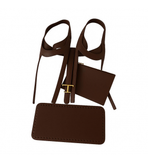 Çanta Aksesuar DG Model Çanta Yapım Aparatı Koyu Kahve Light Gold Metalli