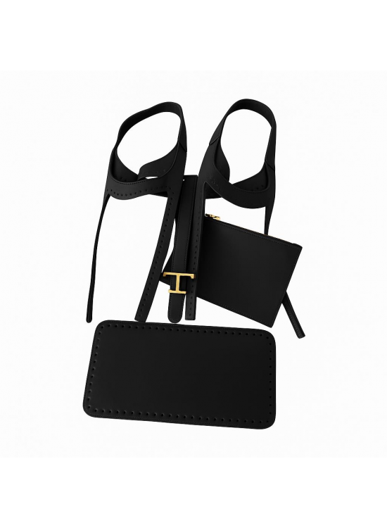 Çanta Aksesuar DG Model Çanta Yapım Aparatı  Siyah Light Gold Metalli