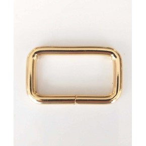 Çanta Aksesuar Dikdörtgen Halka 4 Cm Light Gold